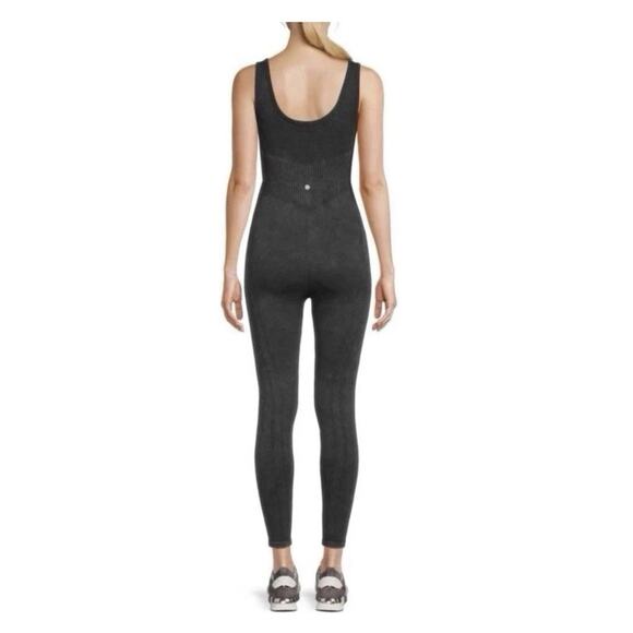 HARMONY AND BALANCE Seamless Sculpted Ribbed Knit Bodysuit Jumpsuit XL - Picture 2 of 8